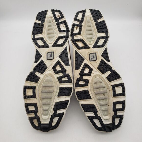 FootJoy Pro SL Carbon Golf Shoes Men\'s 11.5 White Brown Leather Crocodile main image 4